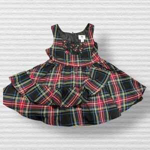 Harajuku Mini Target Plaid Pinafore Dress Tartan Ruffle Schoolgirl